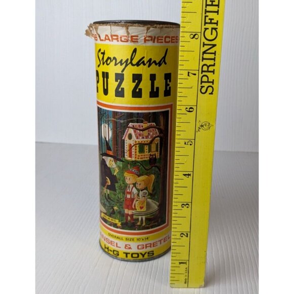 Vintage H-G Toys Hansel & Gretel 10x14” Storyland Puzzle 96 Piece - Picture 9 of 16